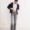 Low-rise bootcut jeans