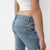 Low waist boot-cut jeans
