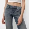 Low waist boot-cut jeans