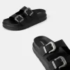 Men’s buckled platform sandals Men’s buckled platform sandals