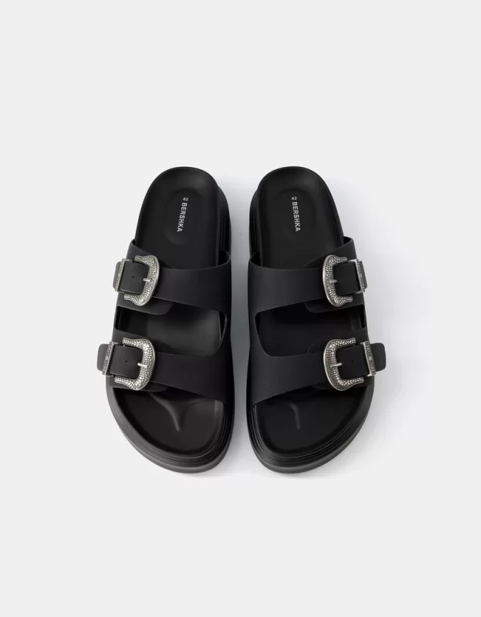 Men’s buckled platform sandals Men’s buckled platform sandals