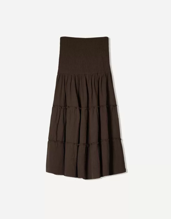 Midi tiered skirt Midi tiered skirt