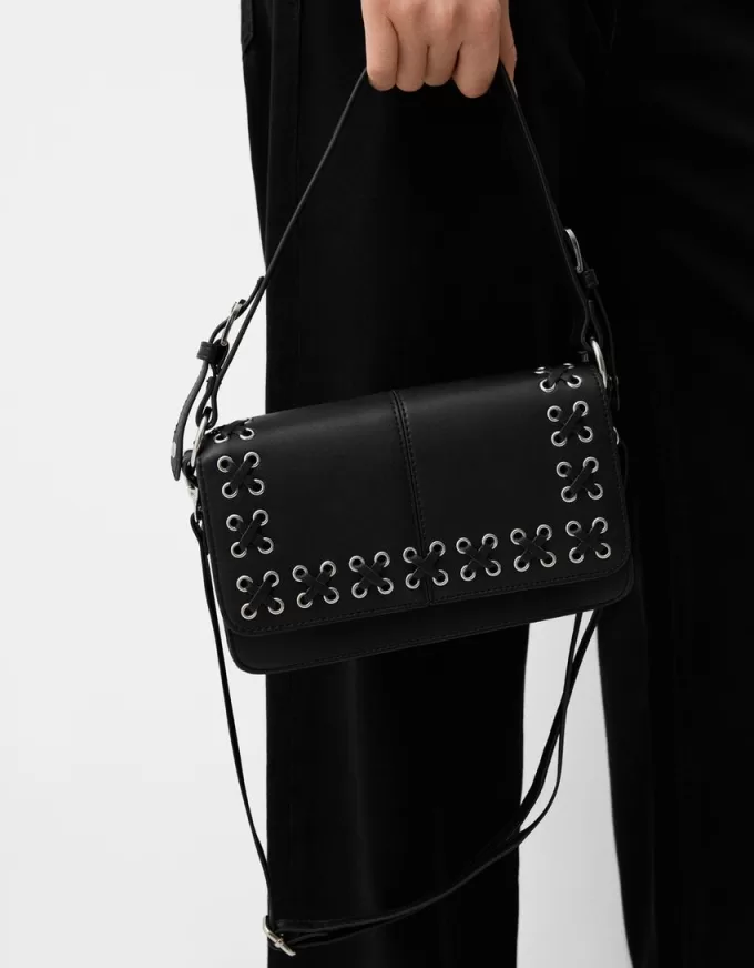 Minaudière with tie detail