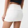 Mini fold-over-waist skirt Mini fold-over-waist skirt