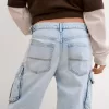 Multi-pocket cargo jeans