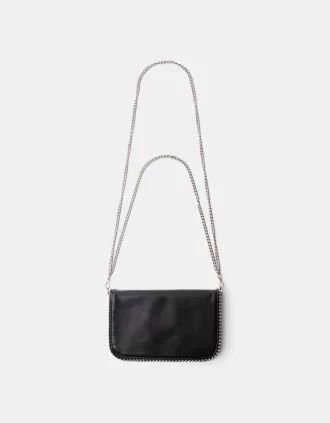 Multi-way leather effect crossbody bag