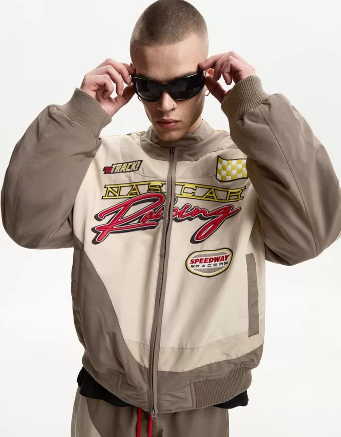 Nascar jacket with patches Nascar jacket with patches