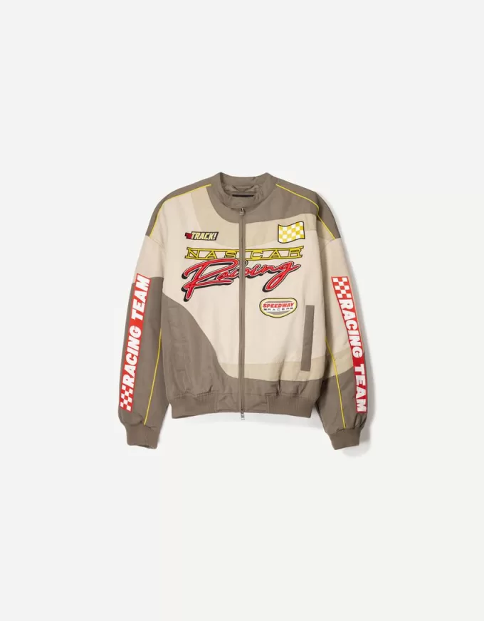 Nascar jacket with patches Nascar jacket with patches