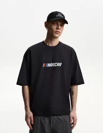 Nascar print short sleeve T-shirt