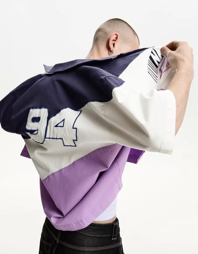 Nascar print short sleeve boxy fit shirt Nascar print short sleeve boxy fit shirt