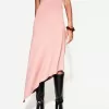 Off-the-shoulder asymmetric midi dress Off-the-shoulder asymmetric midi dress