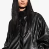 Oversize faux leather jacket Oversize faux leather jacket