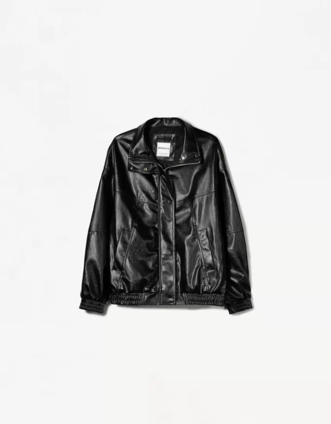 Oversize faux leather jacket Oversize faux leather jacket