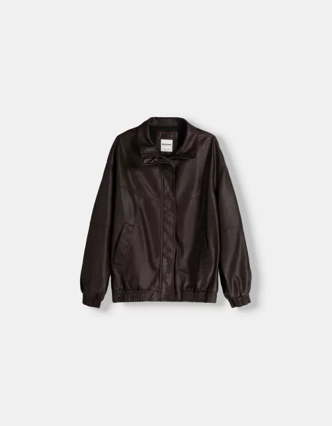 Oversize faux leather jacket Oversize faux leather jacket