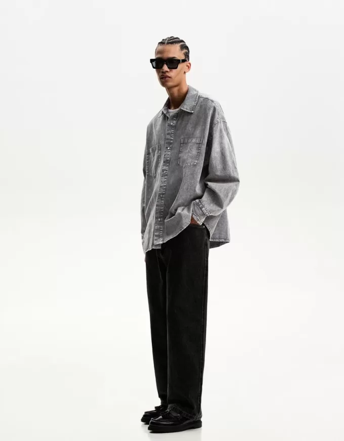 Oversize long sleeve shirt
