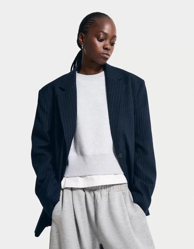 Oversize pinstripe blazer Oversize pinstripe blazer