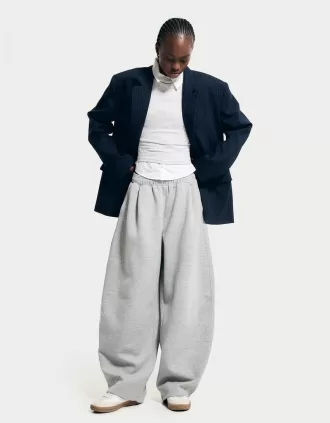 Oversize pinstripe blazer