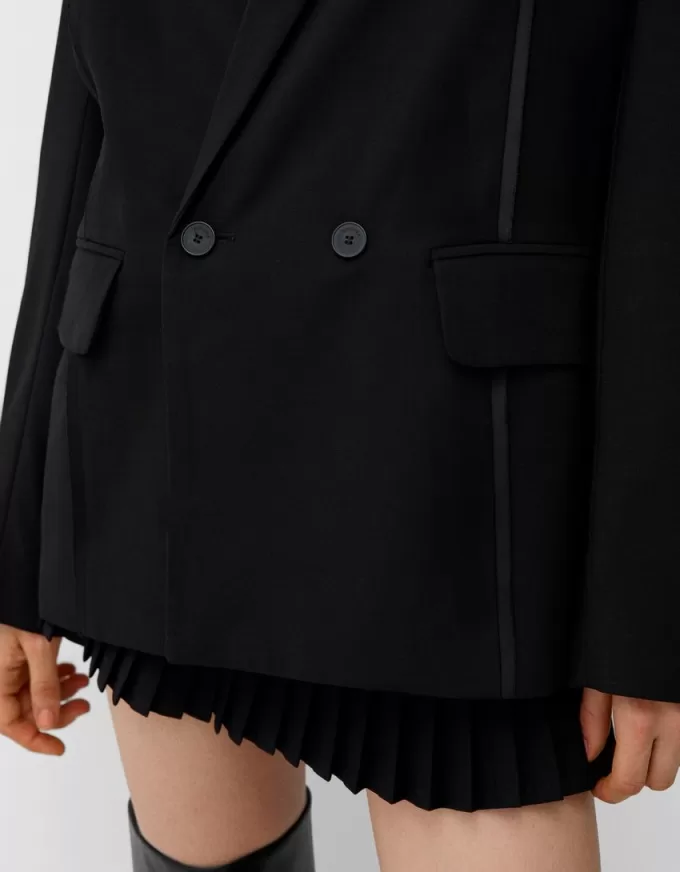 Oversize sateen suit blazer Oversize sateen suit blazer