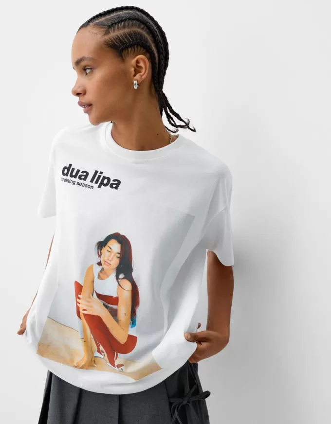 Oversize short sleeve Dua Lipa T-shirt