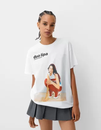 Oversize short sleeve Dua Lipa T-shirt