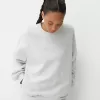 Oversize sweatshirt with side pockets