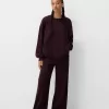 Oversize sweatshirt with side pockets