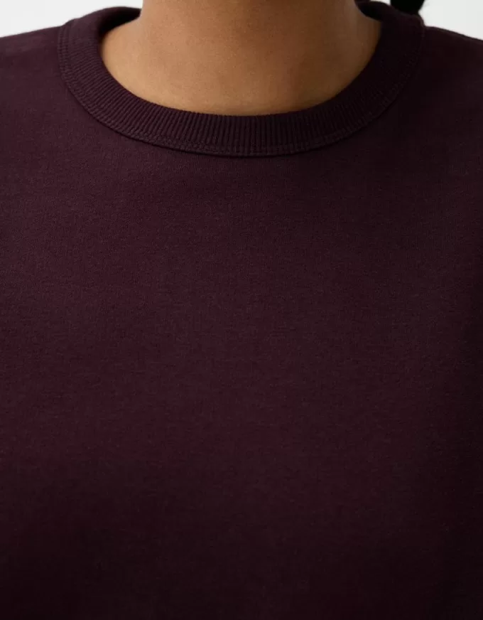 Oversize sweatshirt with side pockets