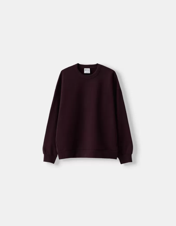 Oversize sweatshirt with side pockets