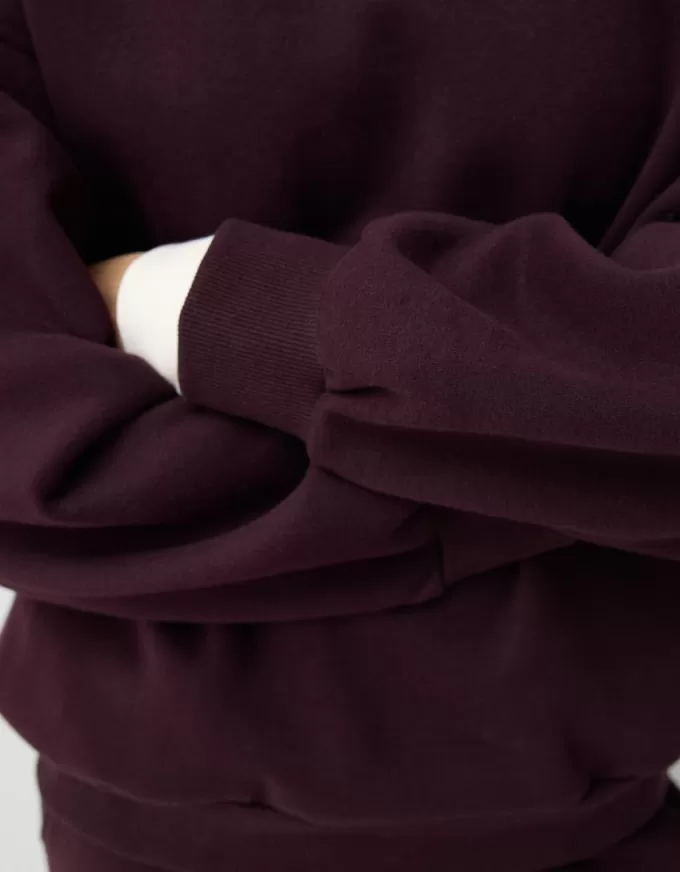 Oversize sweatshirt with side pockets Oversize sweatshirt with side pockets