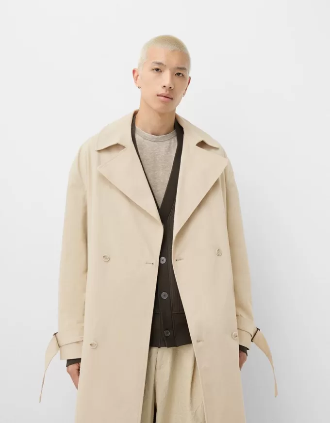 Oversize trench coat
