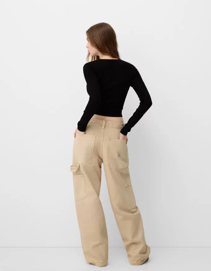 Pack of 2 long sleeve crew neck T-shirts Pack of 2 long sleeve crew neck T-shirts