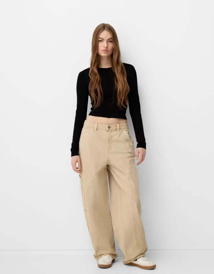 Pack of 2 long sleeve crew neck T-shirts Pack of 2 long sleeve crew neck T-shirts