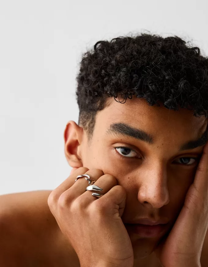 Pack of 2 stainless steel rings Pack of 2 stainless steel rings