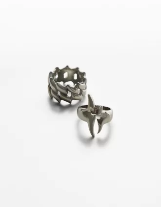 Pack of 2 steel rings Pack of 2 steel rings
