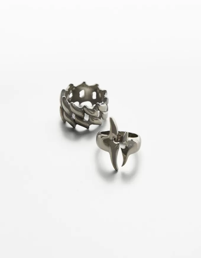 Pack of 2 steel rings Pack of 2 steel rings