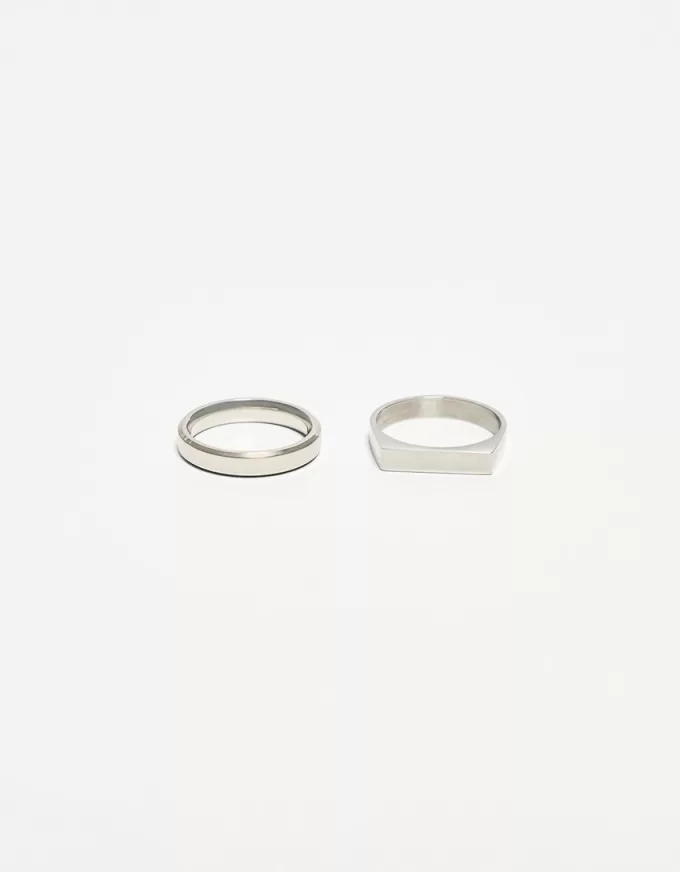 Pack of 2 steel rings Pack of 2 steel rings