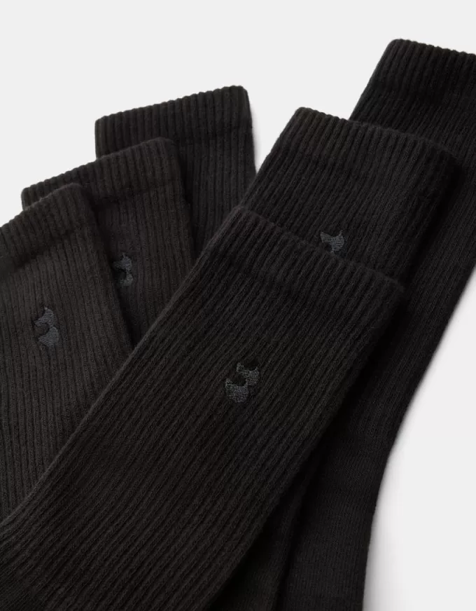 Pack of 3 embroidered socks Pack of 3 embroidered socks