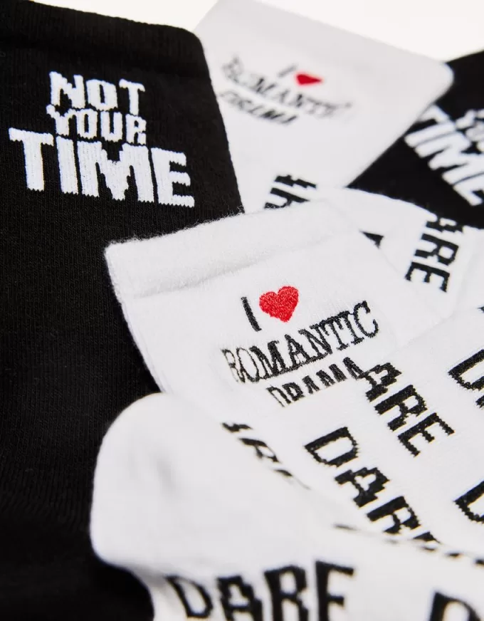 Pack of 3 printed socks Pack of 3 printed socks