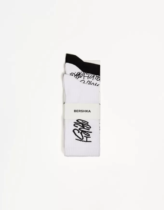 Pack of 3 printed socks Pack of 3 printed socks