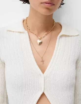 Pack of 5 cross necklaces