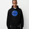 Pan Am print boxy fit hooded sweatshirt Pan Am print boxy fit hooded sweatshirt