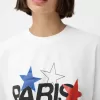 Paris short sleeve cropped T-shirt Paris short sleeve cropped T-shirt