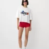 Paris short sleeve cropped T-shirt Paris short sleeve cropped T-shirt