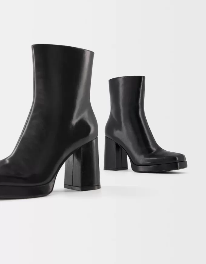 Platform high-heel ankle boots Platform high-heel ankle boots