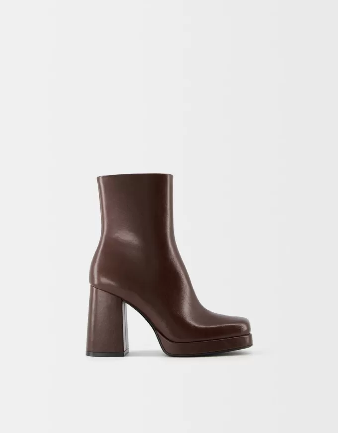 Platform high-heel ankle boots Platform high-heel ankle boots