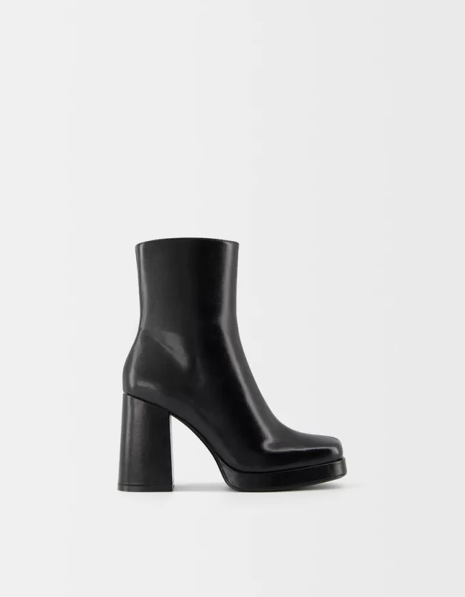 Platform high-heel ankle boots Platform high-heel ankle boots
