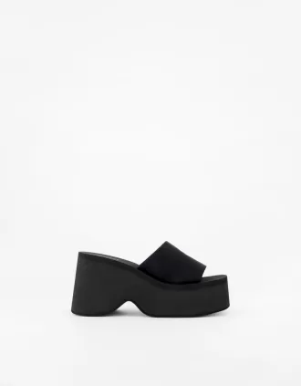 Platform mule sandals