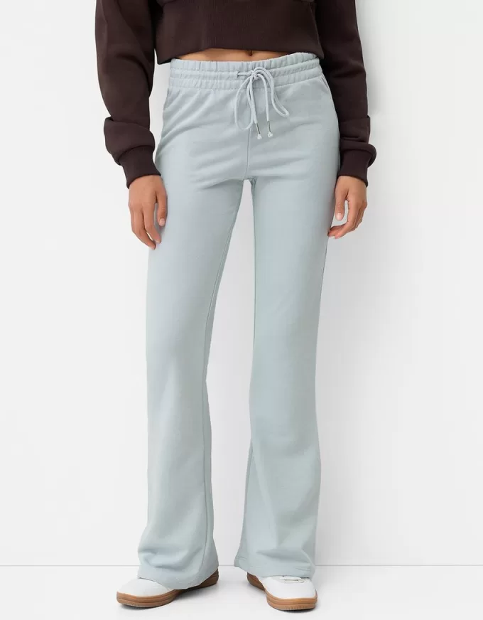 Plush flared pants