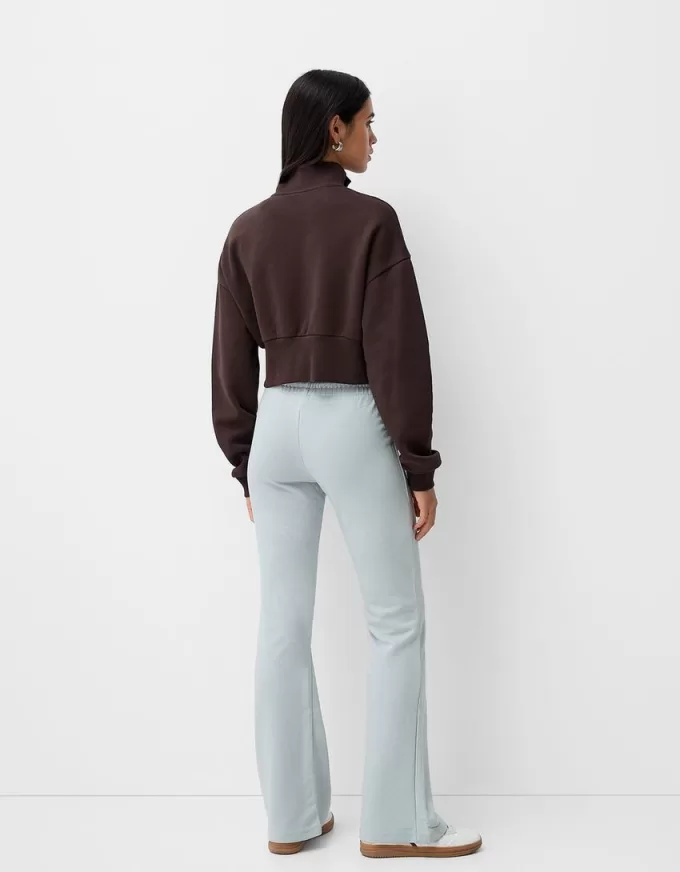 Plush flared pants