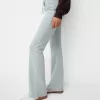 Plush flared pants
